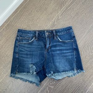 Joes dark wash denim shorts